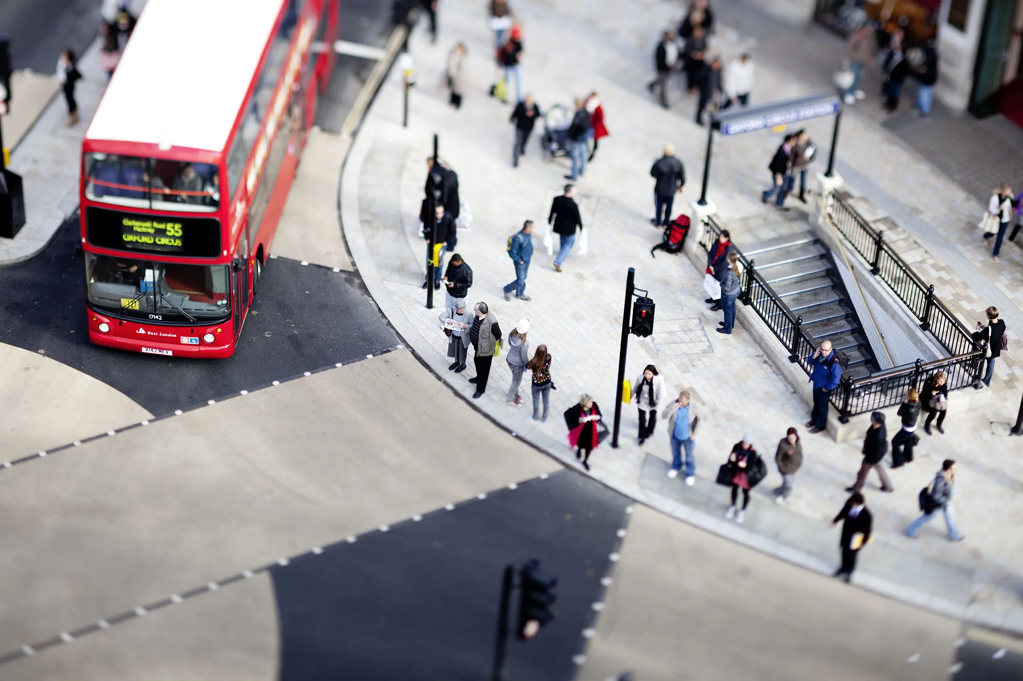 Oxford Circus. The opening day of the new 'Shibuya' Tokyo style crossing at Oxford Circus. One of the shots from this was a finalist in Landscape Photographer of the Year awards 2013.